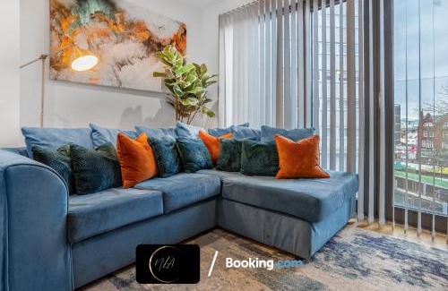 Birmingham City Centre Apartamento | Modern City Centre Apartment 2 Bedroom 2 Bath Sleeps 6, Netflix And WiFi