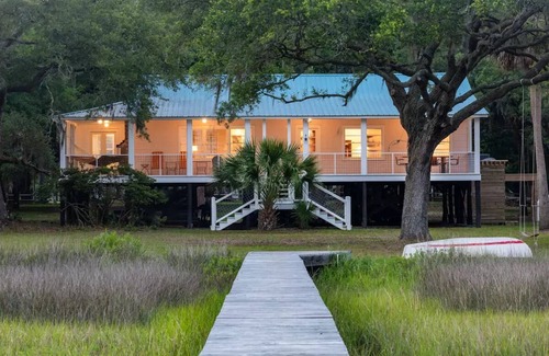 Edisto Island Casa | Modern Cottage on Edisto with deep water and views