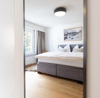 Champfer Apartamento | Modern crossing apartment facing Piz Rosatsch