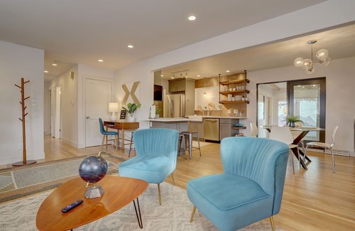 Berkley Casa | Modern Denver Getaway: Hot Tub, Fire Pit, King Bed