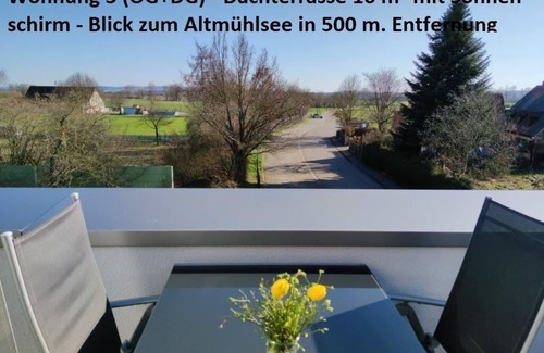 Muhr am See Apartamento | Apartamento amueblado moderno con terraza en la azotea