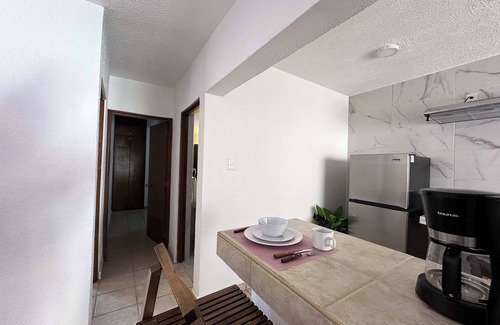 Iztapalapa Apartamento | Moderno depto. equipado, 2 recámaras + parking | CDMX