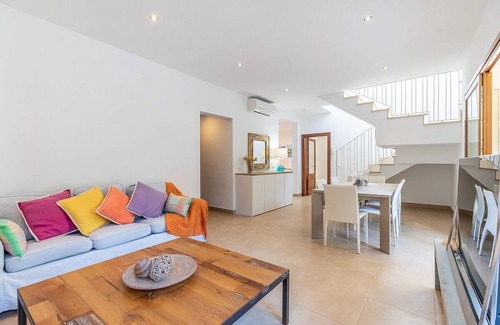 Mal Pas-Bon Aire Villa | Villa familiar moderna, aire acondicionado, piscina privada, a 5 minutos a pie de dos hermosas playas en Mal Pas, Alcudia.