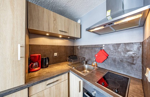 Montgellafrey Apartamento | Estudio moderno 4 pers, cerca de pistas, balcón sur