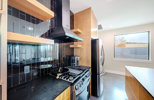 Cherrywood Casa | Modern gem with private heated pool, patio, streaming, AC, & W/D