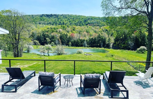 Charlotteville Casa | Modern home overlooking private lake and mountains. Pet Friendly!