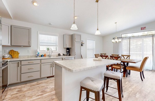 Rome Casa | Modern home with foosball, fireplace, & grill - near Sand Valley Golf Course