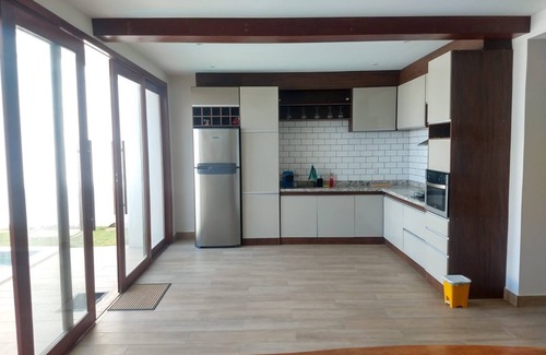 Barra do Cunhau Casa | Modern house, BEACHFRONT, with private pool and barbecue area