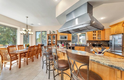 Laconia Casa | Modern Lake Opechee Home features Sandy Perched Beach and Dock
