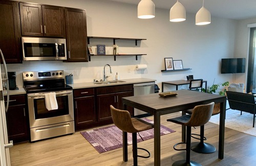 Brown Deer Apartamento | Modern Luxe 1BR Apt with Gym, Pool, and Parking