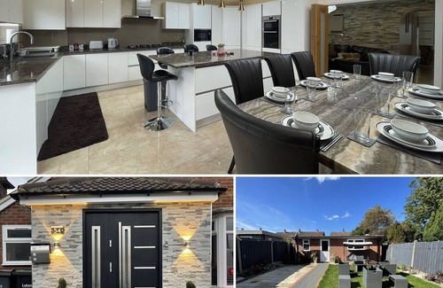 Tea Green Casa | Modern Luxurious Holiday House Near Airport with FREE Parking | Contractor