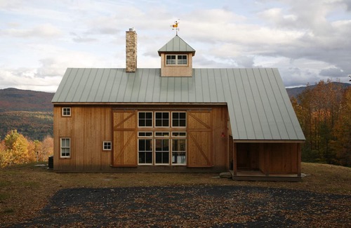 Waitsfield Casa | Casa de lujo moderna en 40 acres w / impresionantes vistas 15 min. de la estación de esquí de Sugarbush