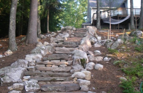 Raymond Casa | Casa moderna y lujosa frente al lago en Crescent Lake, Maine