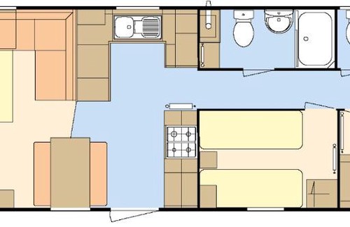 Prestonpans Complejo | Modern mobile home premium pitch