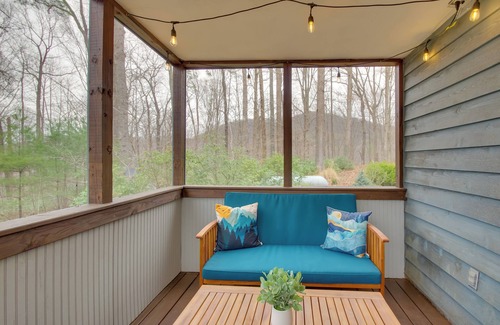Nellysford Cabaña | Modern Nellysford Getaway on 40 Private Acres!