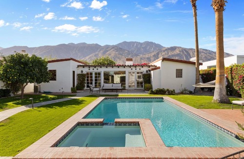 Araby Commons Casa | Modern Palm Springs Home with Pool and Hot Tub!