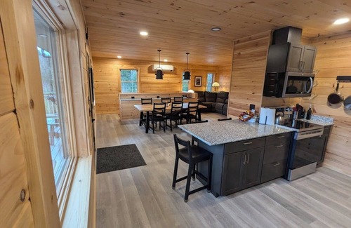 Rumford Center Casa | Modern retreat with sauna & 300+ acres - perfect for remote work or a getaway!