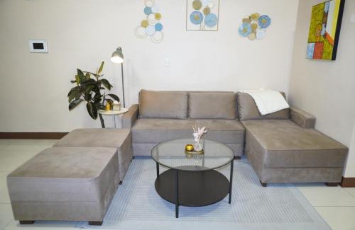 Pinagsama Apartamento | Modern Rustic Pet Friendly Condo in Mckinley Hill BGC