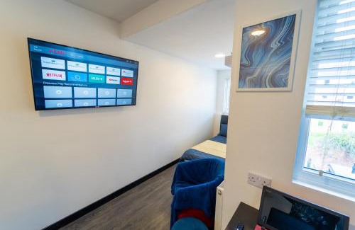 Selly Oak Apartamento | Modern Studio 10 mins on train to City!