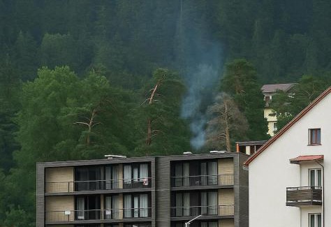 Bakuriani Apartamento | Modern Studio in Hotel Mgzavrebi Block 9 Mountain View