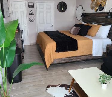 Bryant Apartamento | Modern Studio Retreat with King Bed - Cozy Comfort