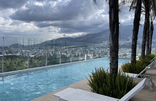 Distrito Financiero Apartamento | Modern studio with parking - Murphy bed