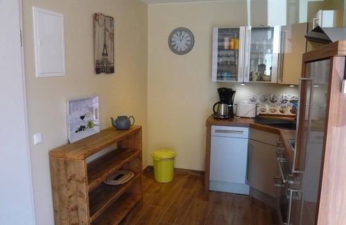 Neue Tiefe Apartamento | Modern vacation home Aloha 2 with terrace and private parking on Fehmarn