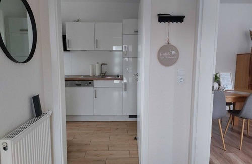 Schortens Condominio | Modern vacation apartment near the North Sea with terrace and garden