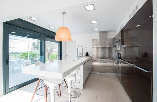 Es Canutells Villa | Moderna villa "Forma Nou" con vistas al mar y piscina