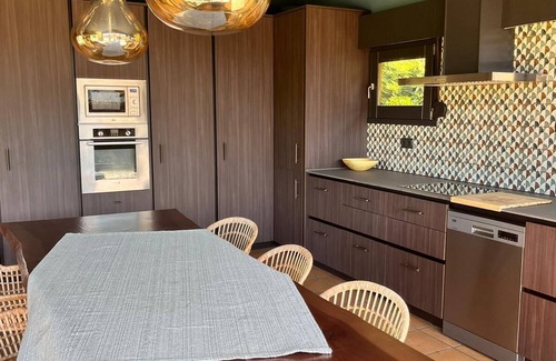 San Pedro de la Ribera Chalet De Esquí | Villa moderna con jardín en Cudillero