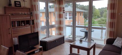 Ueckeritz Apartamento | moderne 3-Raum Ferienwohnung Strandmöwe mit Panoramafenster