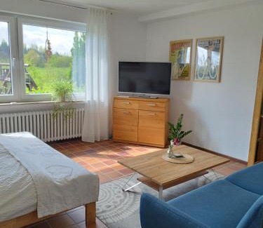 Kalletal Apartamento | Moderne Ferienwohnung mit privatem Eingang - ROSA