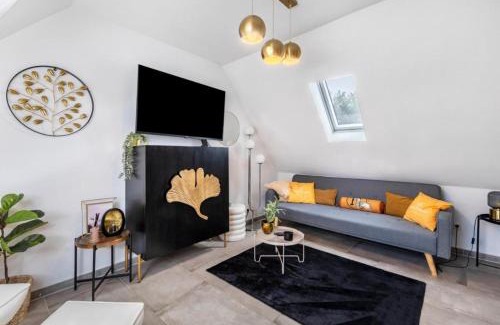 Duisburg Sud Apartamento | Moderne schicke Dachgeschosswohnung 15 min bis Düsseldorf