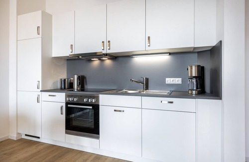 Wismar Apartamento | Modernes Apartment in Toplage mit Balkon und Schönem Blick auf den Alten Hafen