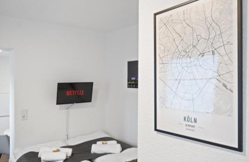 Stammheim Apartamento | Modernes Apartement am Rhein in ruhiger Lage