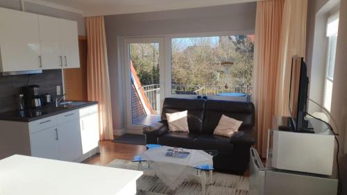 Toenning Apartamento | Modernes Apartment mit Balkon