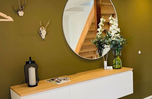 Werneck Apartamento | Modernes Apartment mit Kamin für 3 Personen