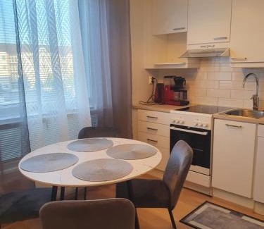 Pori Apartamento | Moderni, viihtyisä pikkukaksio saunalla