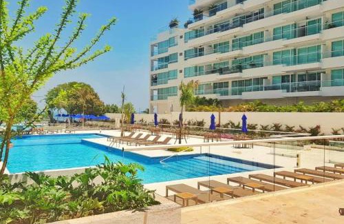 Papare Apartamento | Moderno 3 hab con la mejor Vista en playa dormida Santa Marta