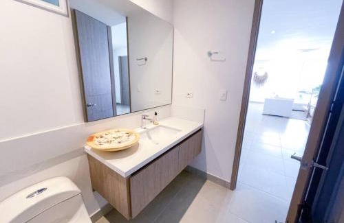 Papare Apartamento | Moderno 3 hab con la mejor Vista en playa dormida Santa Marta
