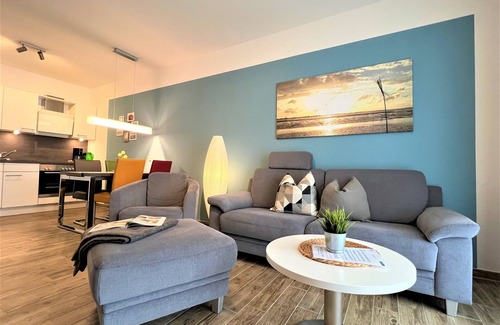 Dangast Apartamento | Aquí se creó un lugar que lo invita a relajarse y sentirse bien.