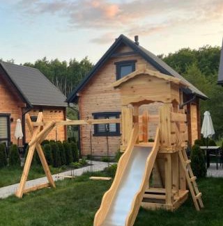 Debina Casa | MOJA DEBINA LUX 1, domek z pokojem dziennym, jedną sypialnią i antresolą, blisko plaży
