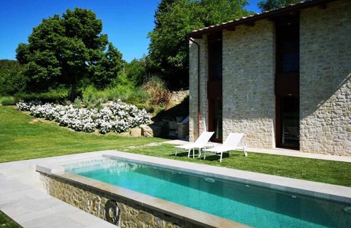 San Venanzo Casa | Molino dei Ciliegi, Umbría Spa Villa y piscina climatizada para uso privado