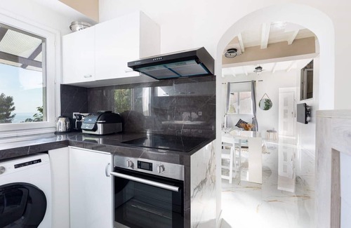 Roquebrune-Cap-Martin Villa | Monaco|SeaView White Villa - Pool