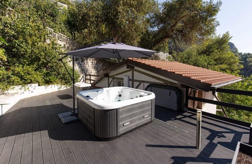 Roquebrune-Cap-Martin Villa | Monaco|SeaView White Villa - Pool