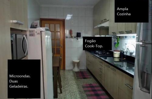 Mongagua Apartamento | Mongaguá - Pé na Areia - 2 Quartos - 6 pessoas