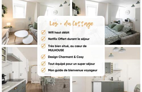 Mulhouse Apartamento | MonSéjourCosy - Le Cottage - Studio - Cosy - Netflix