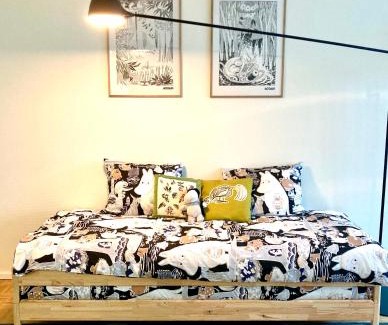 Keskinen District Apartamento | Moomin Lover Home in Central Helsinki - Pool & Sauna