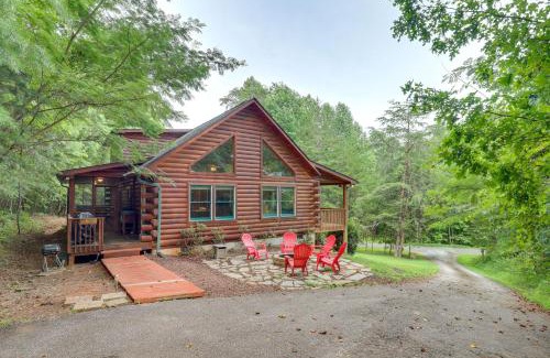 Lake Lure Casa | Moonshine Manor Cabin with Hot Tub, Near Lake Lure