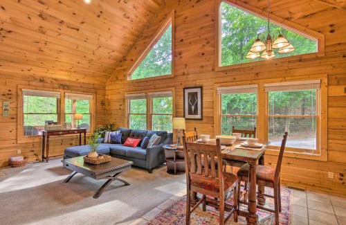 Lake Lure Casa | Moonshine Manor Cabin with Hot Tub, Near Lake Lure